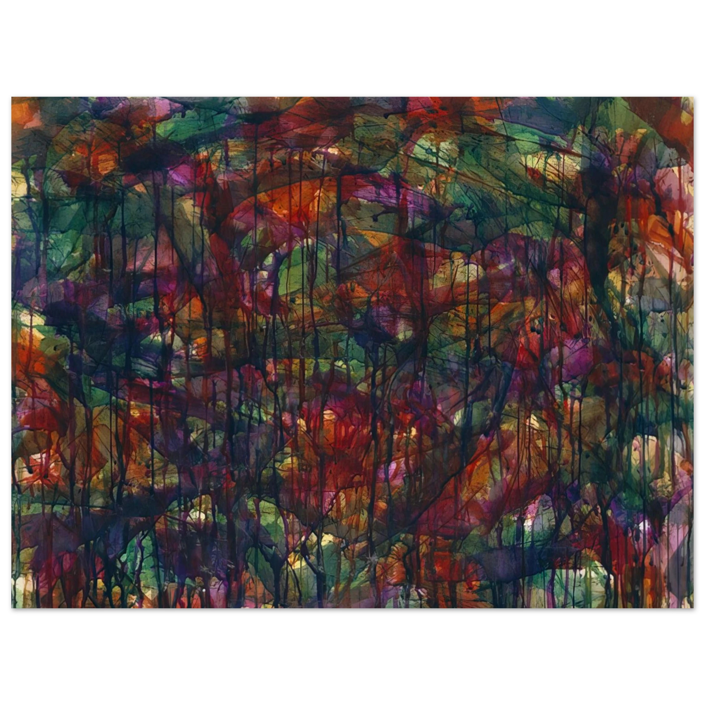 Norman Bluhm - Untitled - 1957 Fine Art Poster - Default Title