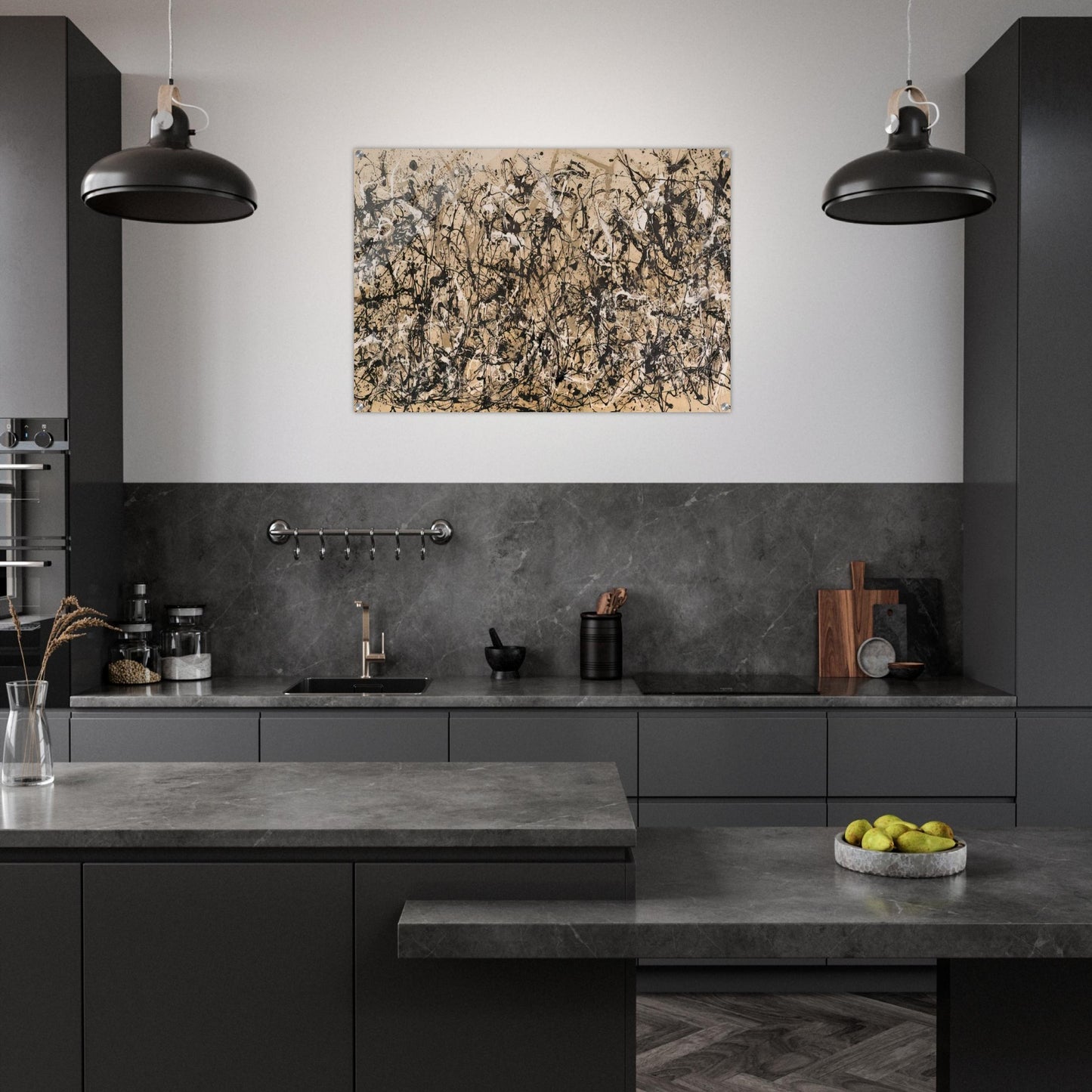 AUTUMN RHYTHM NUMBER 30 1950 - Jackson Pollock Acrylic Print - 70x100 cm / 28x40″ inches