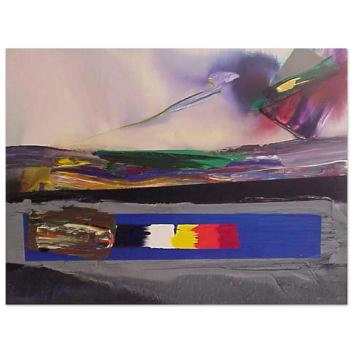 Paul Jenkins - Phenomena Prism Yield - 1986 75x100 cm / 30x40inches Fine Art Poster