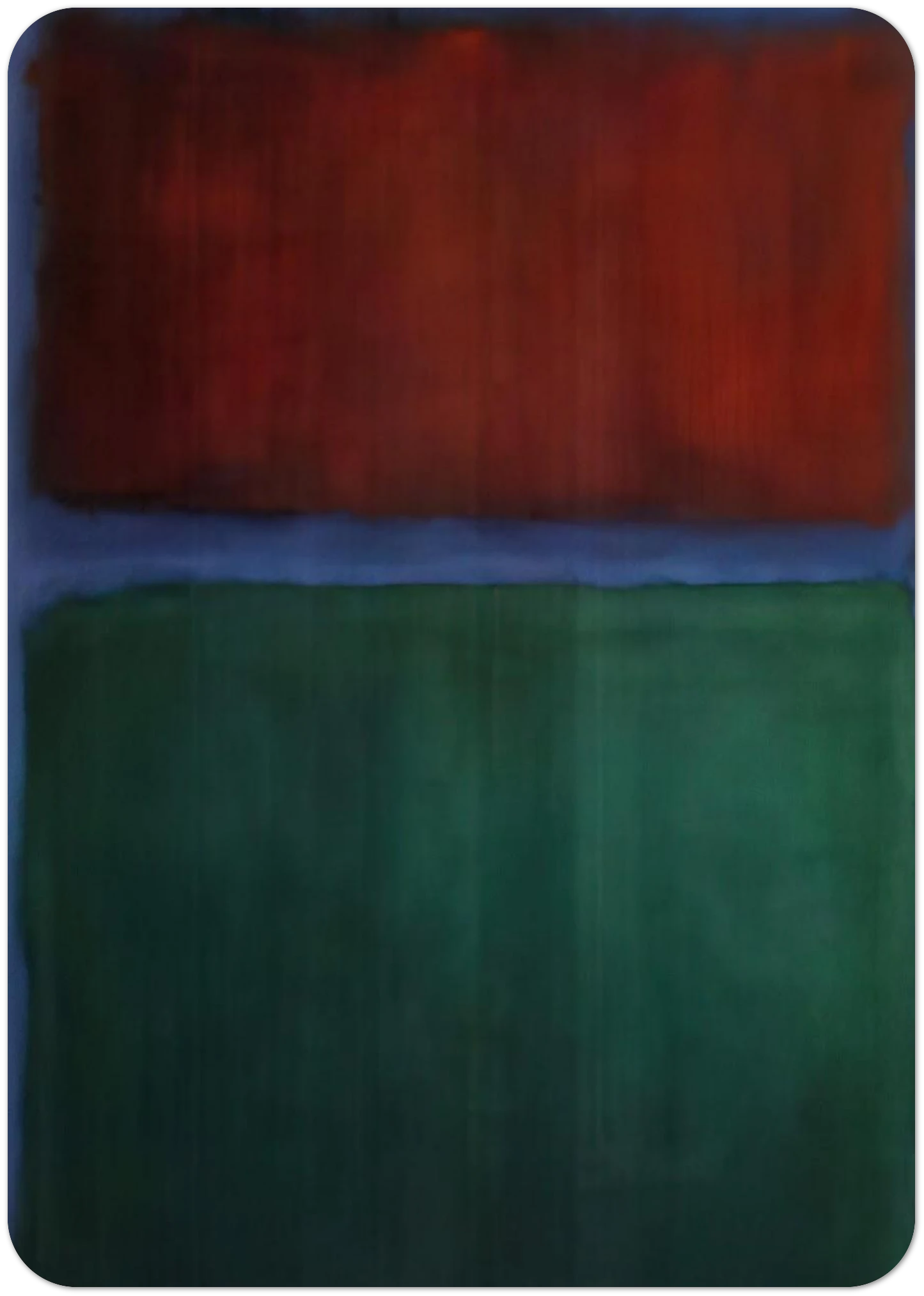 Earth and Green - 1955 By Mark Rothko Pack of 10 Post Cards | Mark Rothko Post Cards | A6 (10.5 x 14.8 cm) - 4.1 x 5.8 inches