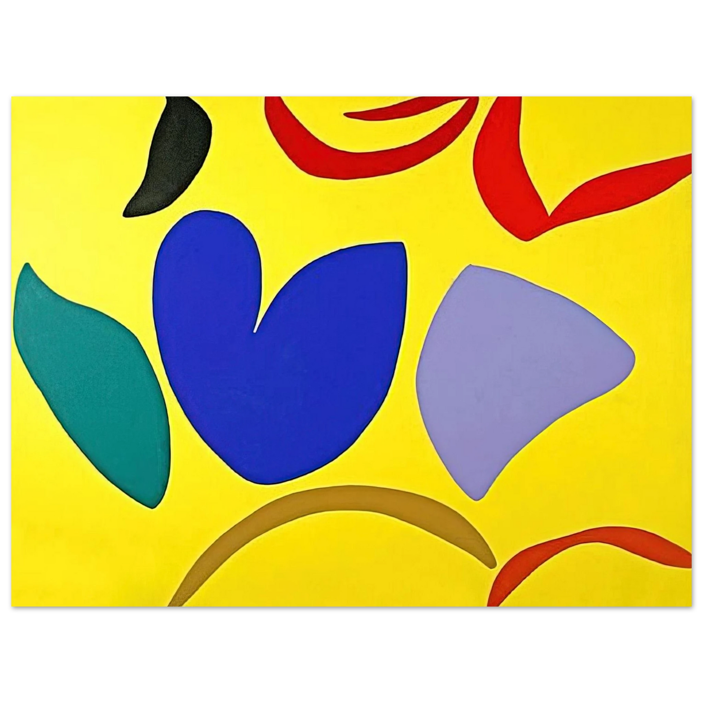 Ray Parker - M-yellow - 1965 Fine Art Poster - Default Title