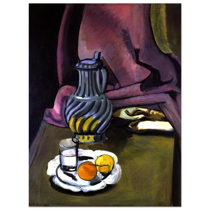 Henri Matisse - THE PEWTER JUG 1917 75x100 cm / 30x40inches Fine Art Poster