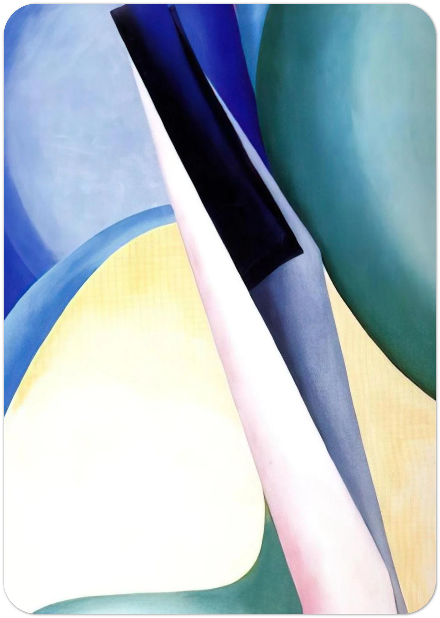 Black Spot No. 2 By Georgia O'Keeffe Pack of 10 Post Cards | Georgia O'Keeffe Post Cards | A6 (10.5 x 14.8 cm) - 4.1 x 5.8 inches