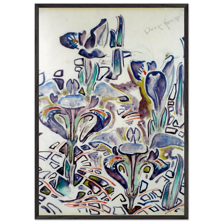 Walter Anderson N5 - Walter Inglis Anderson 70x100 cm / 28x40 inches Framed Art Print – Black Wooden Frame | Walter Anderson Prints