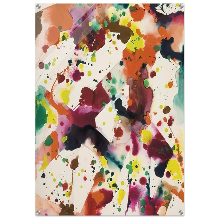 Untitled SF72-027 - Sam Francis Acrylic Print - 70x100 cm / 28x40″ inches