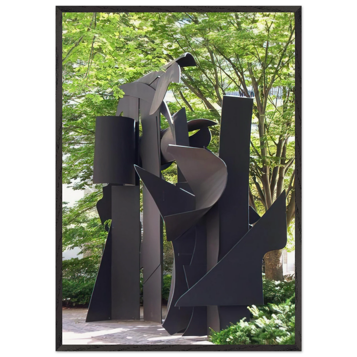 TRANSPARENT HORIZON 1975 - Louise Nevelson 70x100 cm / 28x40 inches Framed Art Print – Black Wooden Frame