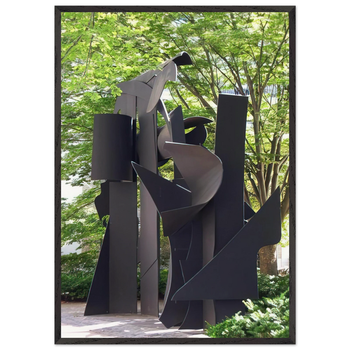 TRANSPARENT HORIZON 1975 - Louise Nevelson 70x100 cm / 28x40 inches Framed Art Print – Black Wooden Frame