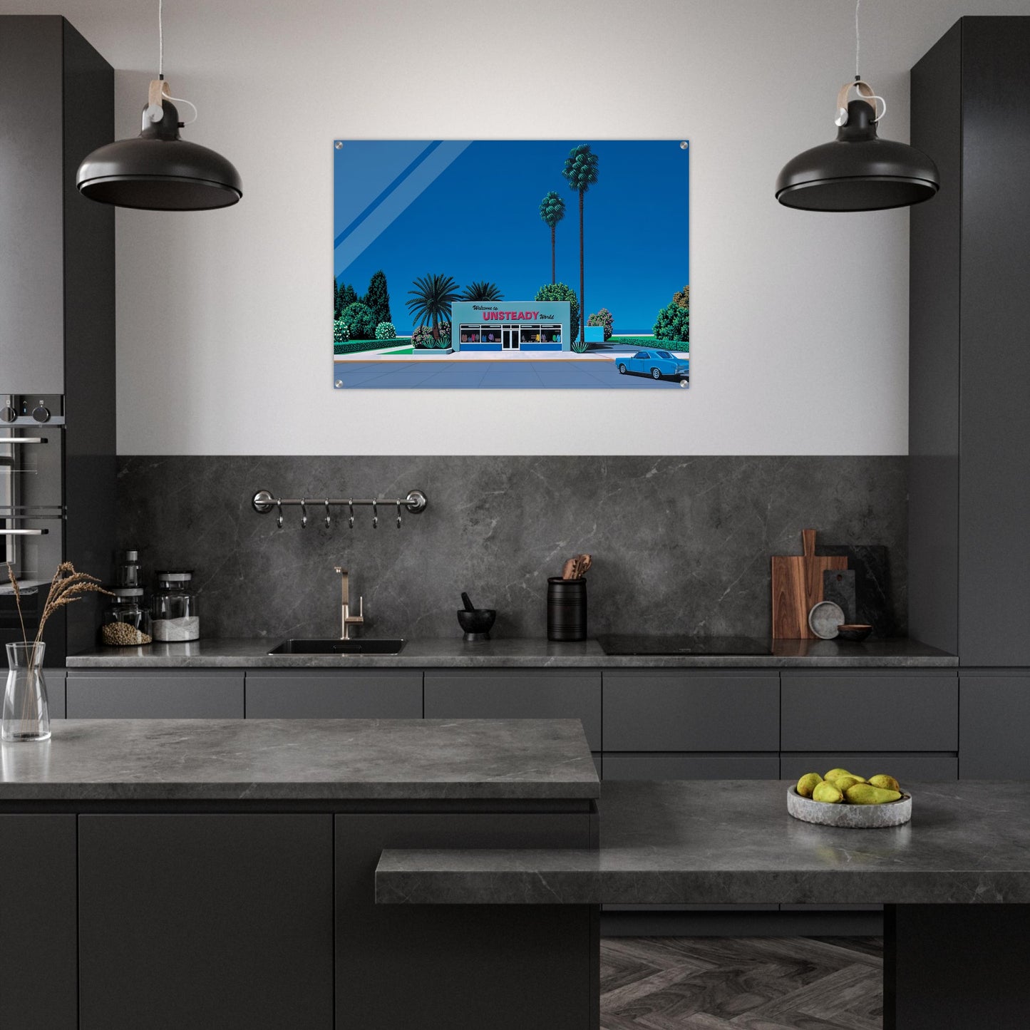 Unsteady World - Hiroshi Nagai Acrylic Print - 70x100 cm / 28x40″ inches