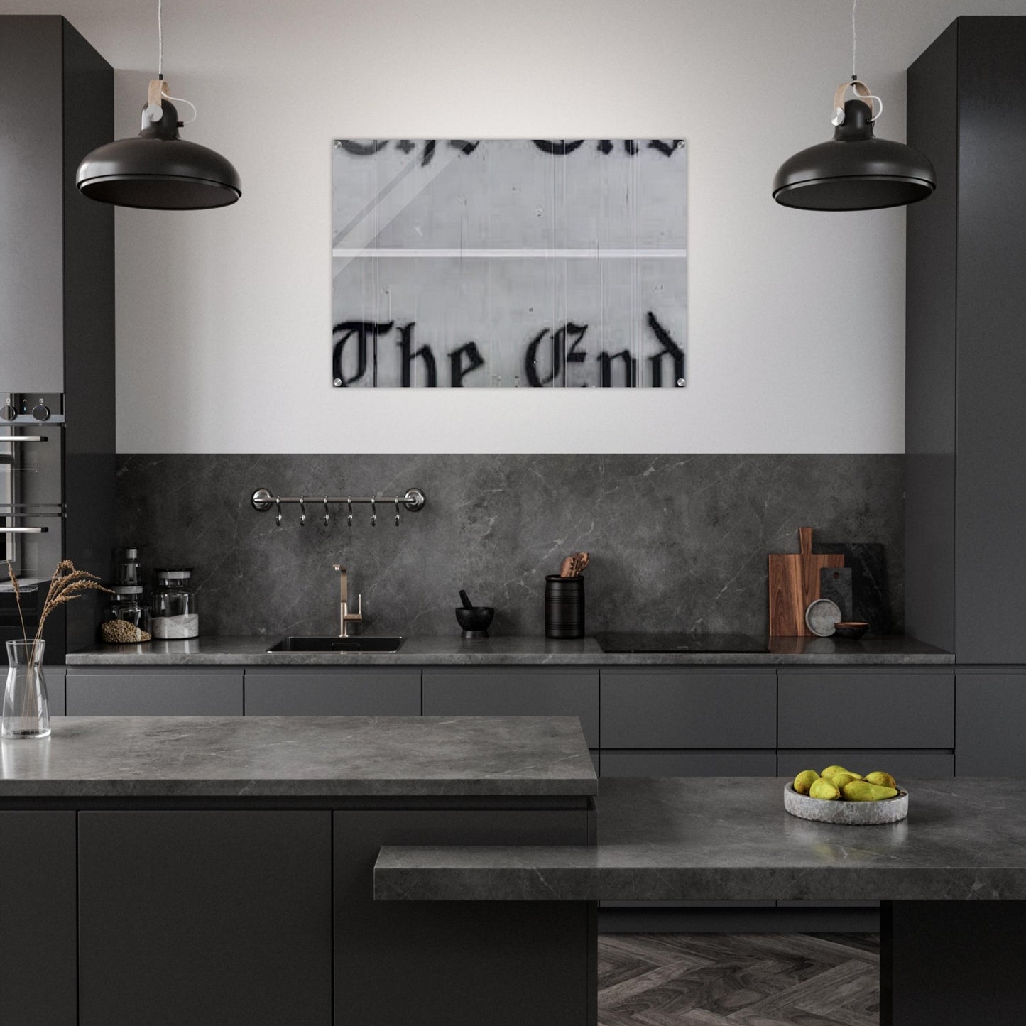 THE END 1991 - Edward Ruscha Acrylic Print - 70x100 cm / 28x40″ inches