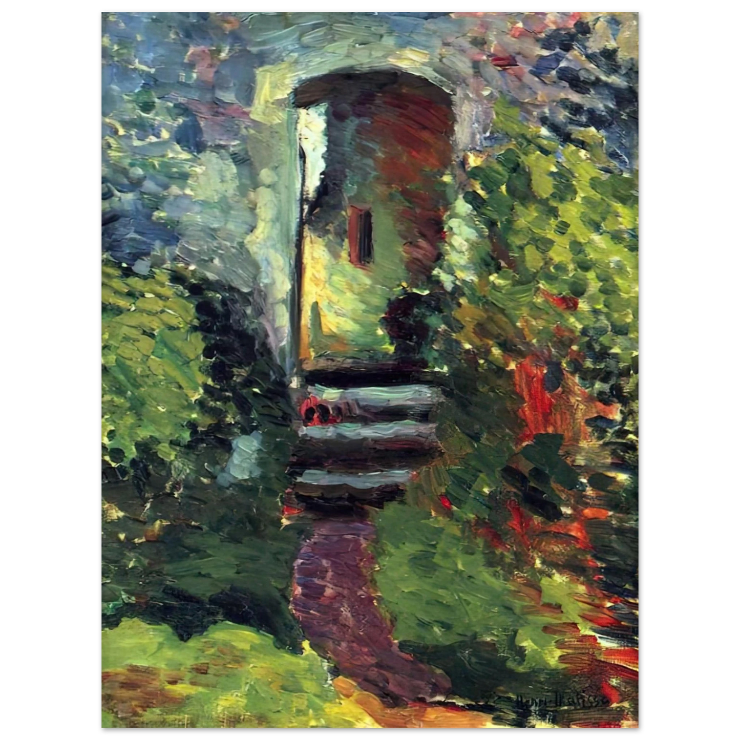Henri Matisse - THE LITTLE GATE OF THE OLD MILL 1898 Fine Art Poster - Default Title