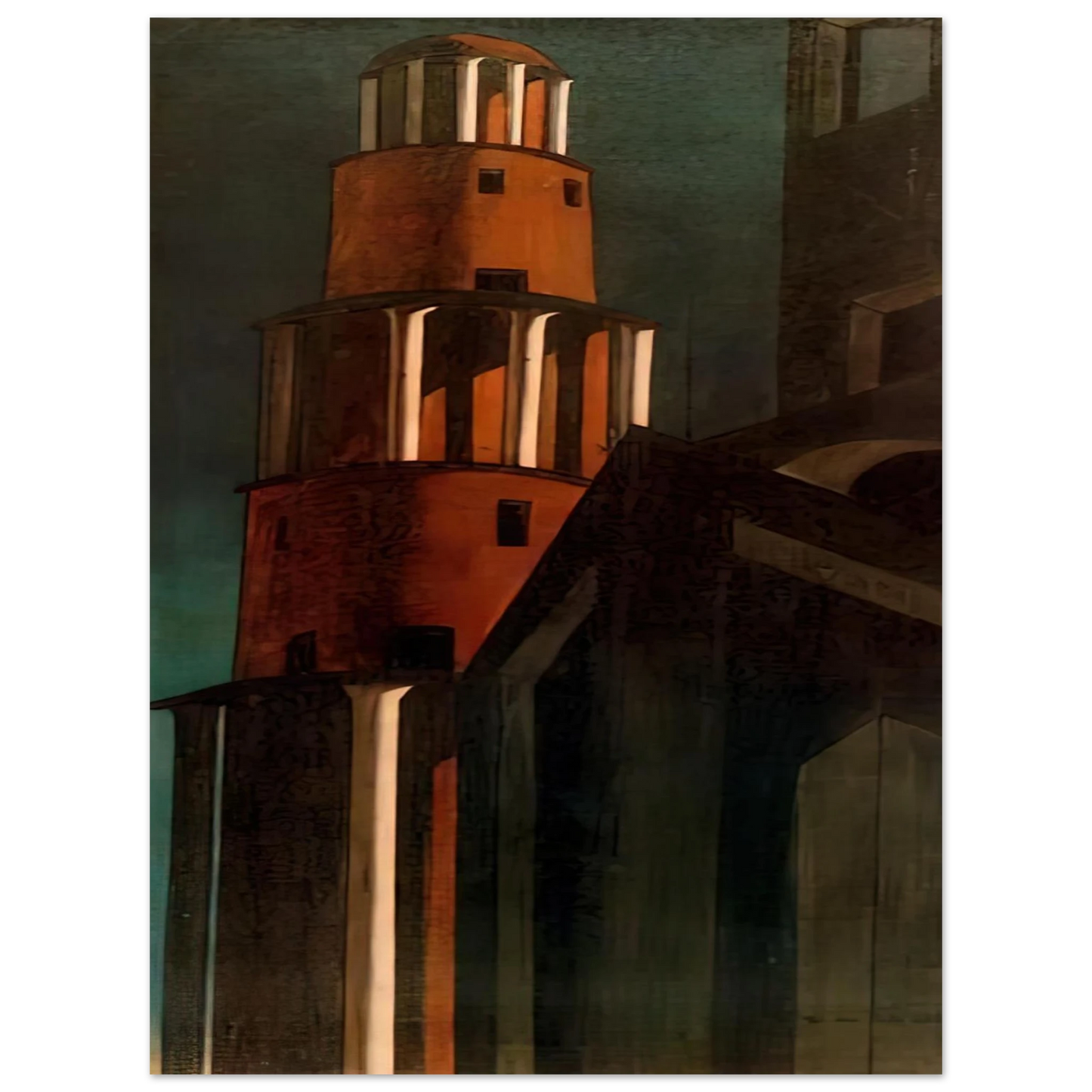 Giorgio de Chirico - THE TOWER Fine Art Poster - Default Title