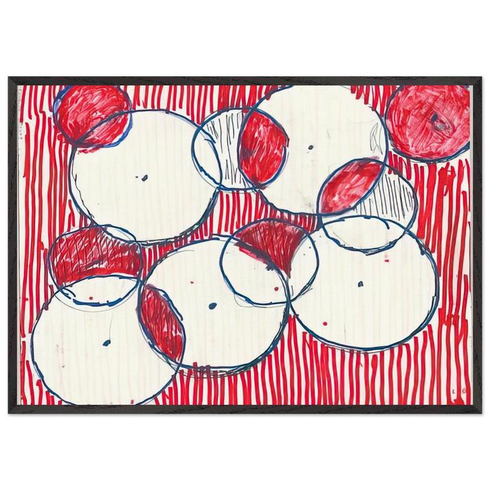 BE CALME OCTOBER 1ST 31ST 2004 - Louise Bourgeois 70x100 cm / 28x40 inches Framed Art Print – Black Wooden Frame