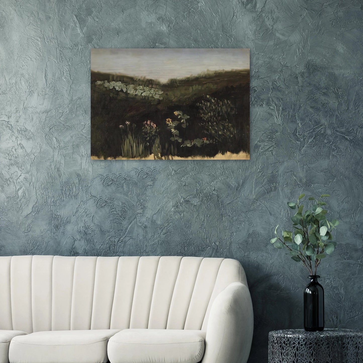 Sunflowers. Crimea - Arkhyp Kuindzhi Brushed Aluminum Print - 70x100 cm / 28x40 inches | Arkhyp Kuindzhi Aluminum Print | Arkhyp Kuindzhi Prints