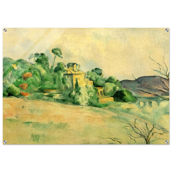 Landscape at Midday - Paul Cézanne Acrylic Print - 70x100 cm / 28x40″ inches | Paul Cézanne Wall Art | Paul Cézanne Prints