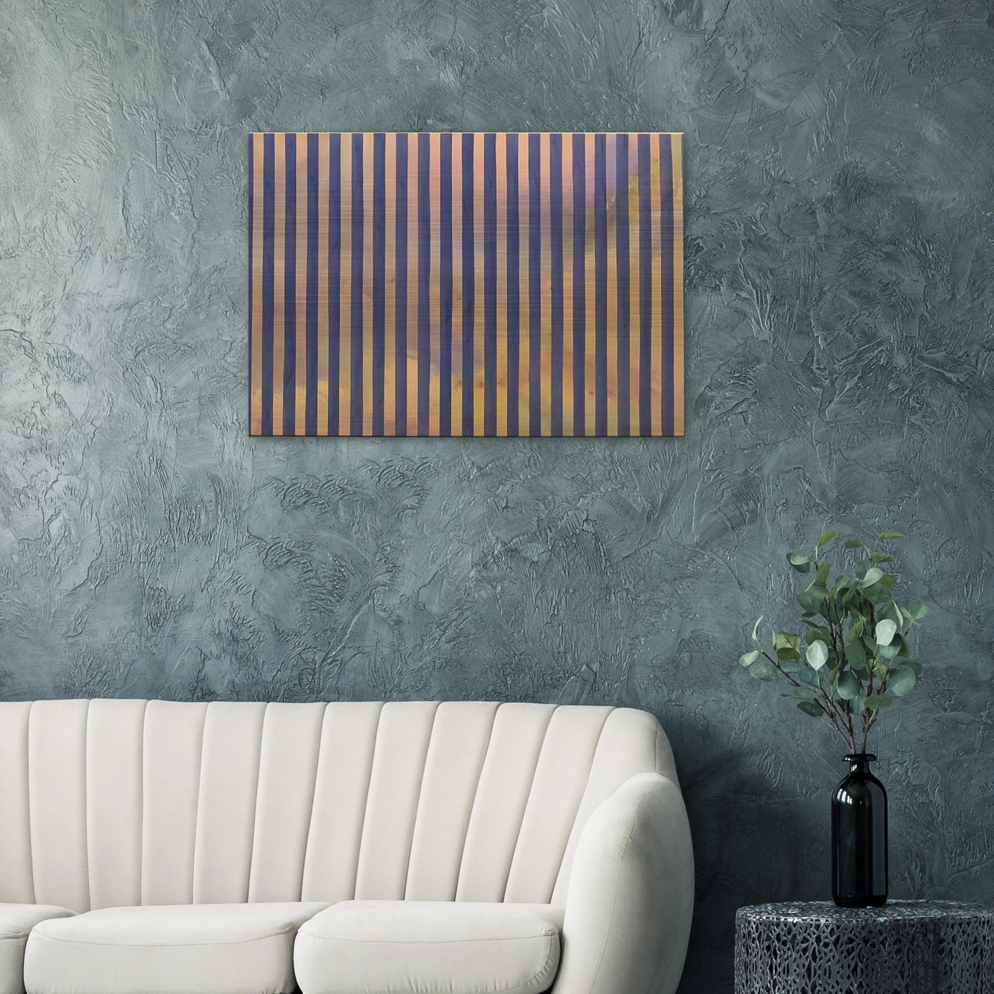 Untitled - 1959 - Gene Davis Brushed Aluminum Print - 70x100 cm / 28x40 inches | Gene Davis Aluminum Print | Gene Davis Prints