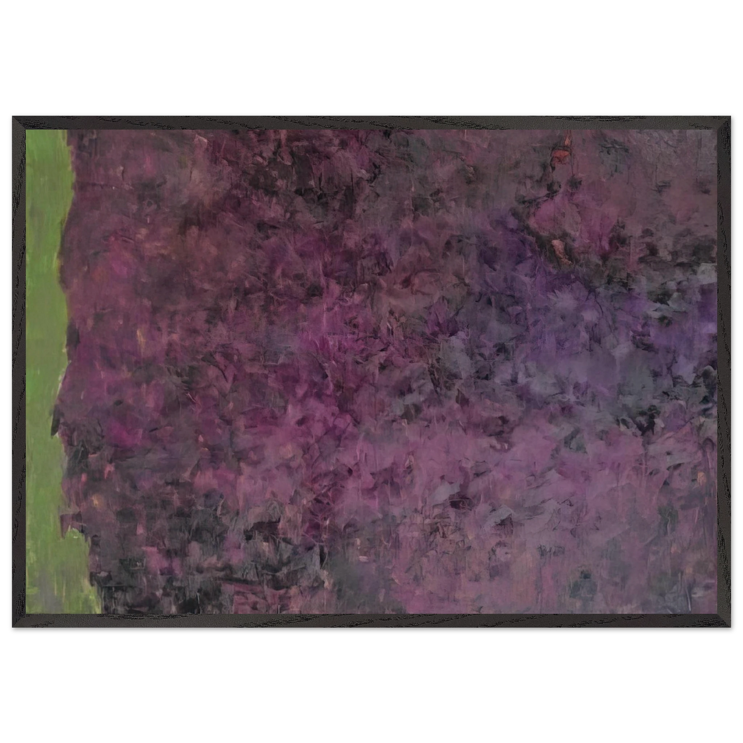 Corinth - 1959 - Theodoros Stamos 70x100 cm / 28x40 inches Framed Art Print – Black Wooden Frame