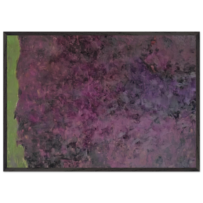 Corinth - 1959 - Theodoros Stamos 70x100 cm / 28x40 inches Framed Art Print – Black Wooden Frame