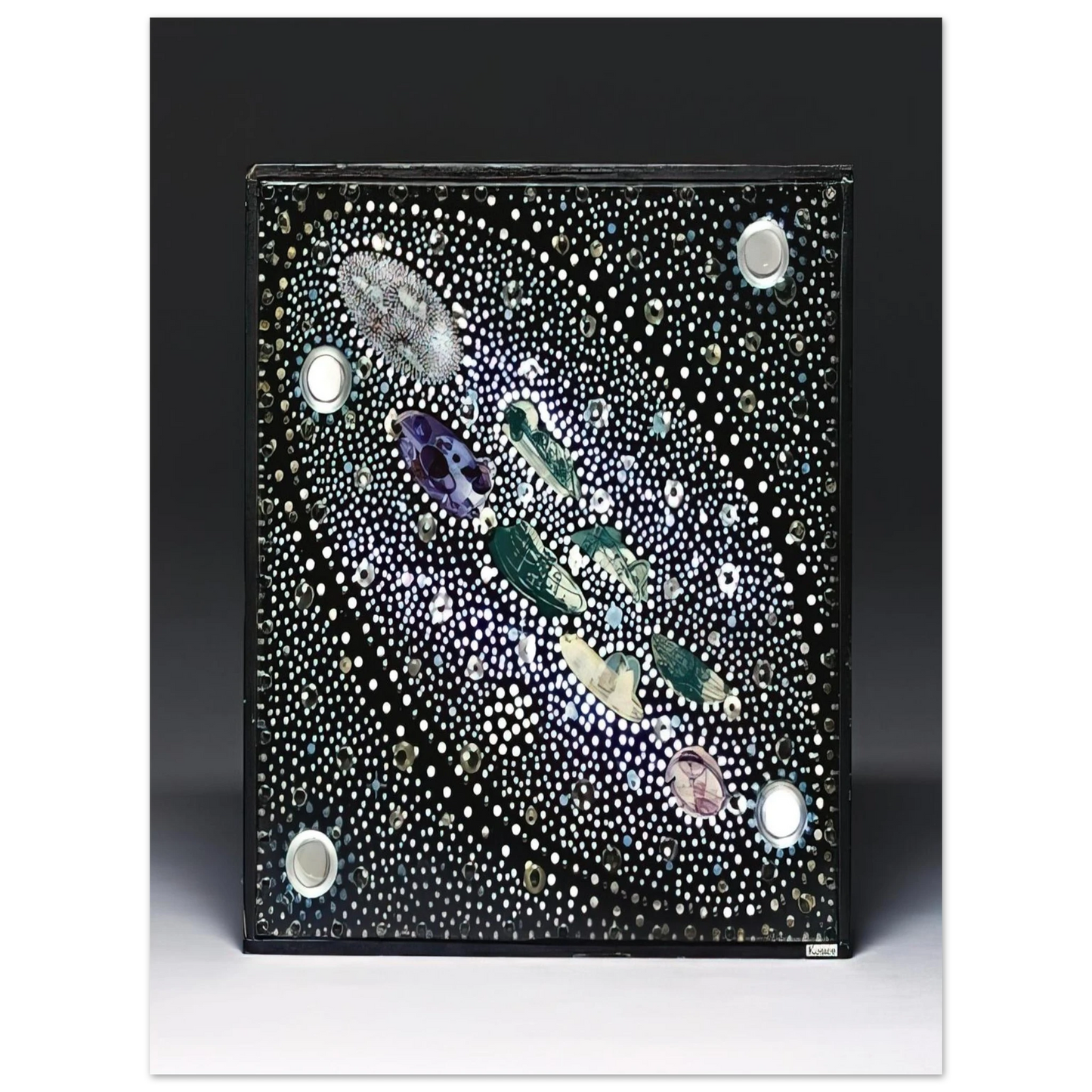 Gyula Kosice - Constelación y Hábitat Hidroespacial - 1980 Fine Art Poster - Default Title