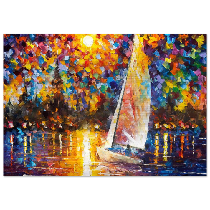 Leonid Afremov - Leonid Afremov Brushed Aluminum Print - 70x100 cm / 28x40 inches | Leonid Afremov Aluminum Print | Leonid Afremov Prints