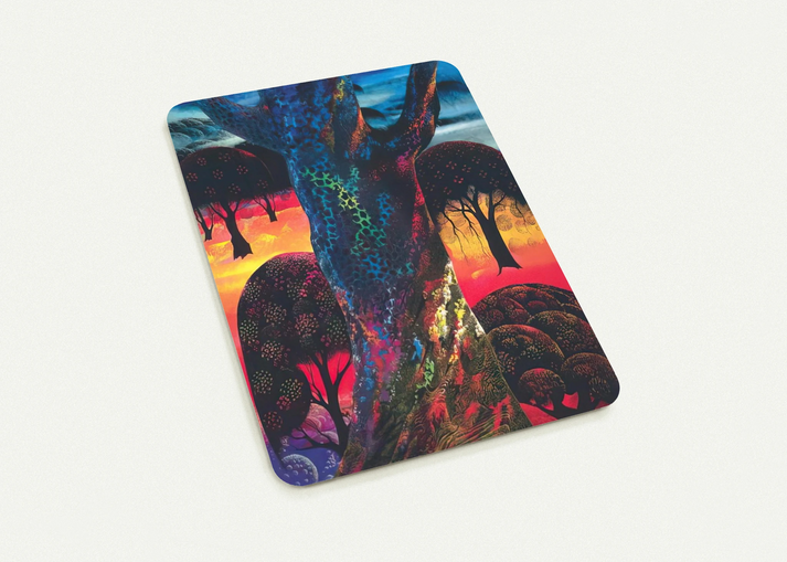 Fire Magic By Eyvind Earle Pack of 10 Post Cards | Eyvind Earle Post Cards | A6 (10.5 x 14.8 cm) - 4.1 x 5.8 inches