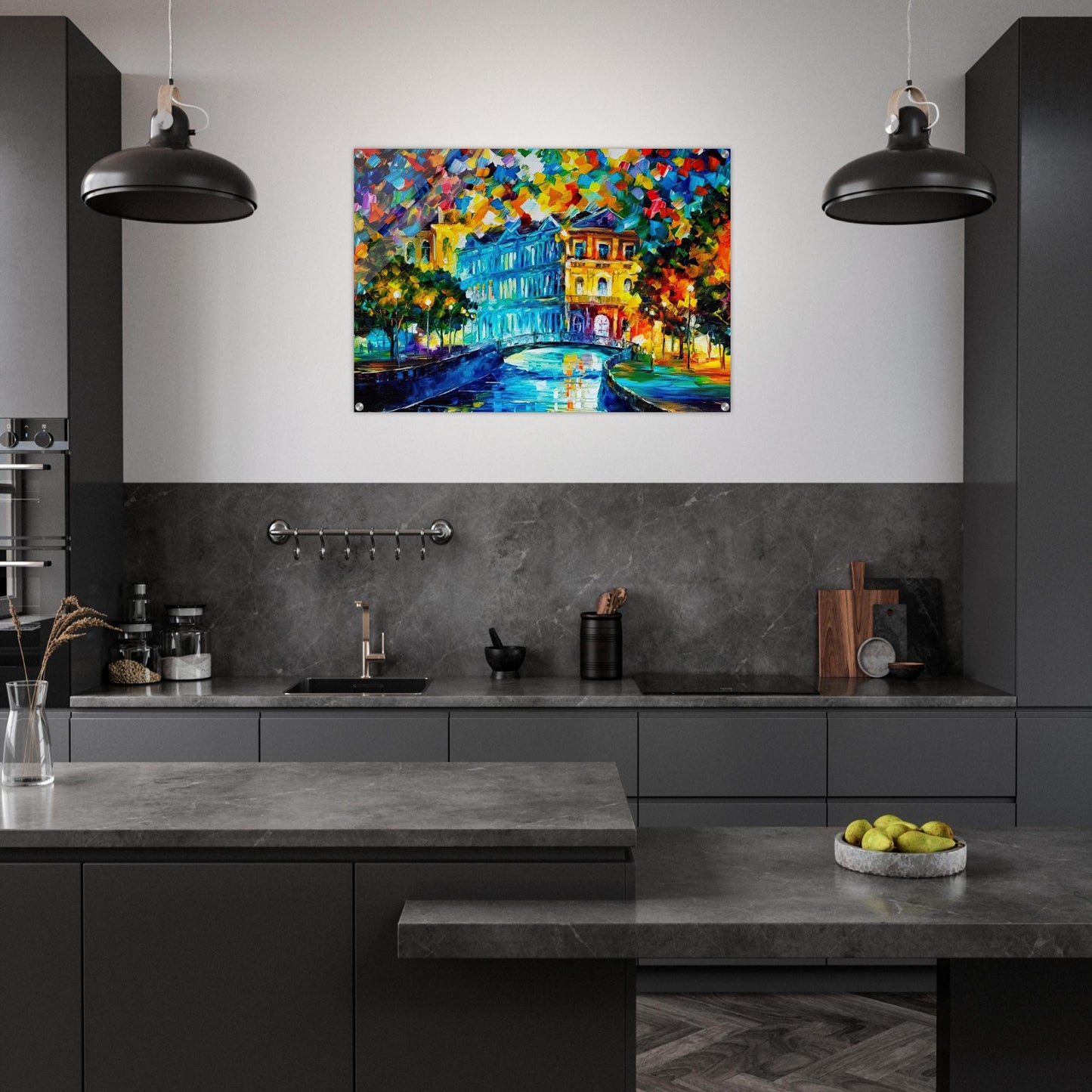 Leonid Afremov - Leonid Afremov Acrylic Print - 70x100 cm / 28x40″ inches