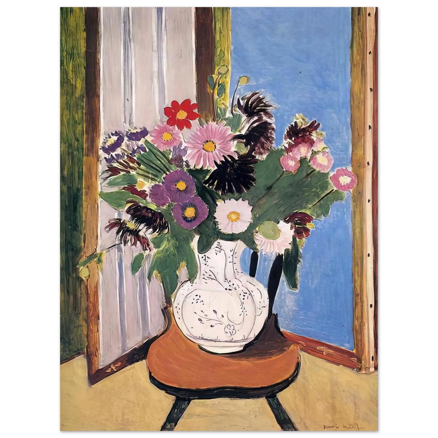 Henri Matisse - DAISIES 1919 Fine Art Poster - Default Title