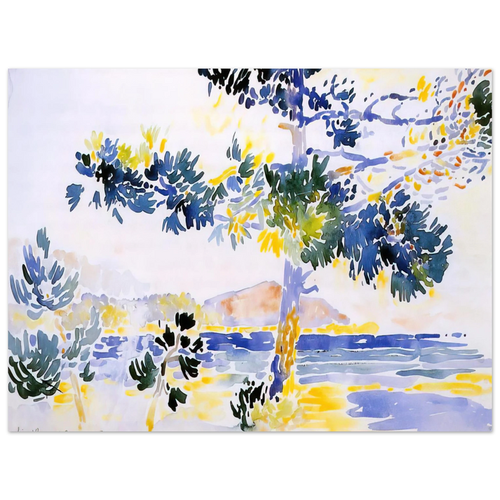 Henri-Edmond Cross - Saint-Clair Landscape 75x100 cm / 30x40inches Fine Art Poster