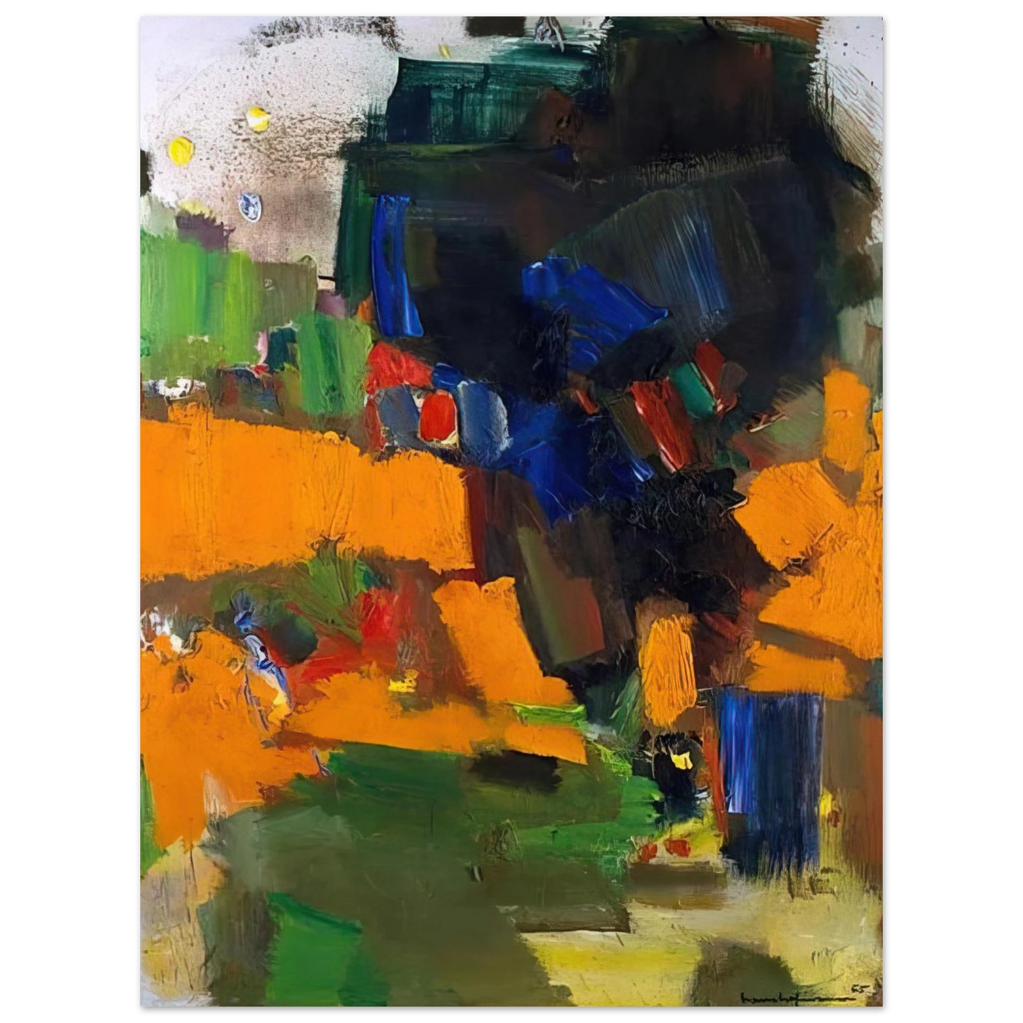 Hans Hofmann - Deep Within the Ravine Fine Art Poster - Default Title