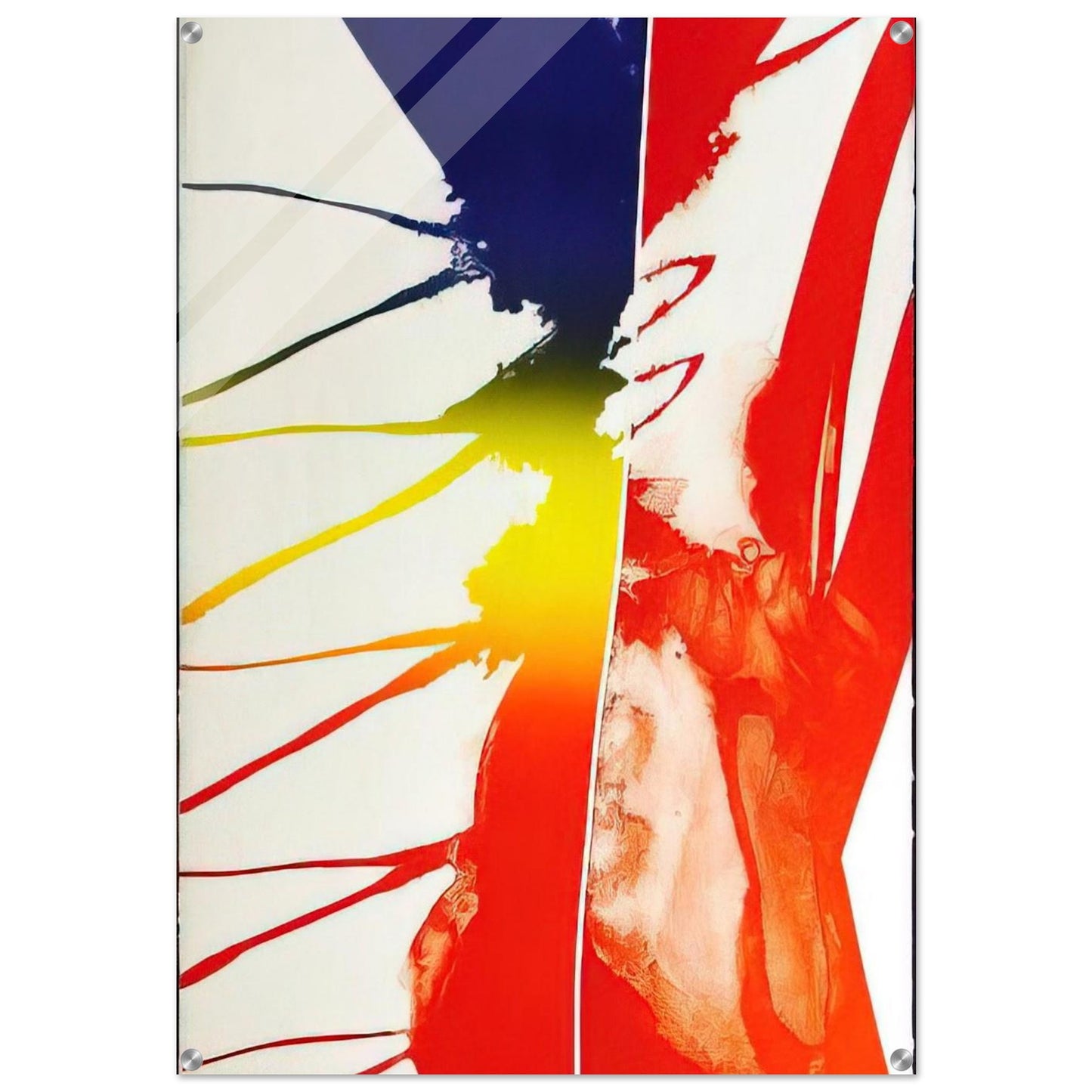 Continental Divide - 1981 - Paul Jenkins Acrylic Print - 70x100 cm / 28x40″ inches | Paul Jenkins Wall Art | Paul Jenkins Prints