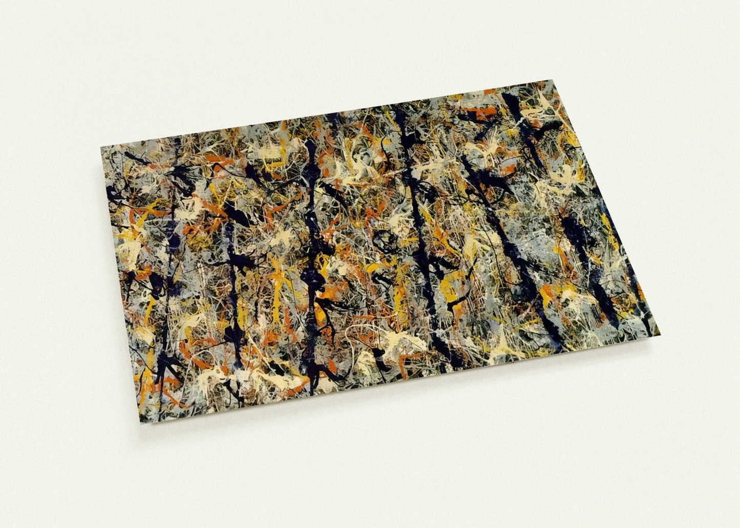BLUE POLES NUMBER 11 1952 1 By Jackson Pollock Pack of 10 Post Cards | Jackson Pollock Post Cards | A6 (10.5 x 14.8 cm) - 4.1 x 5.8 inches