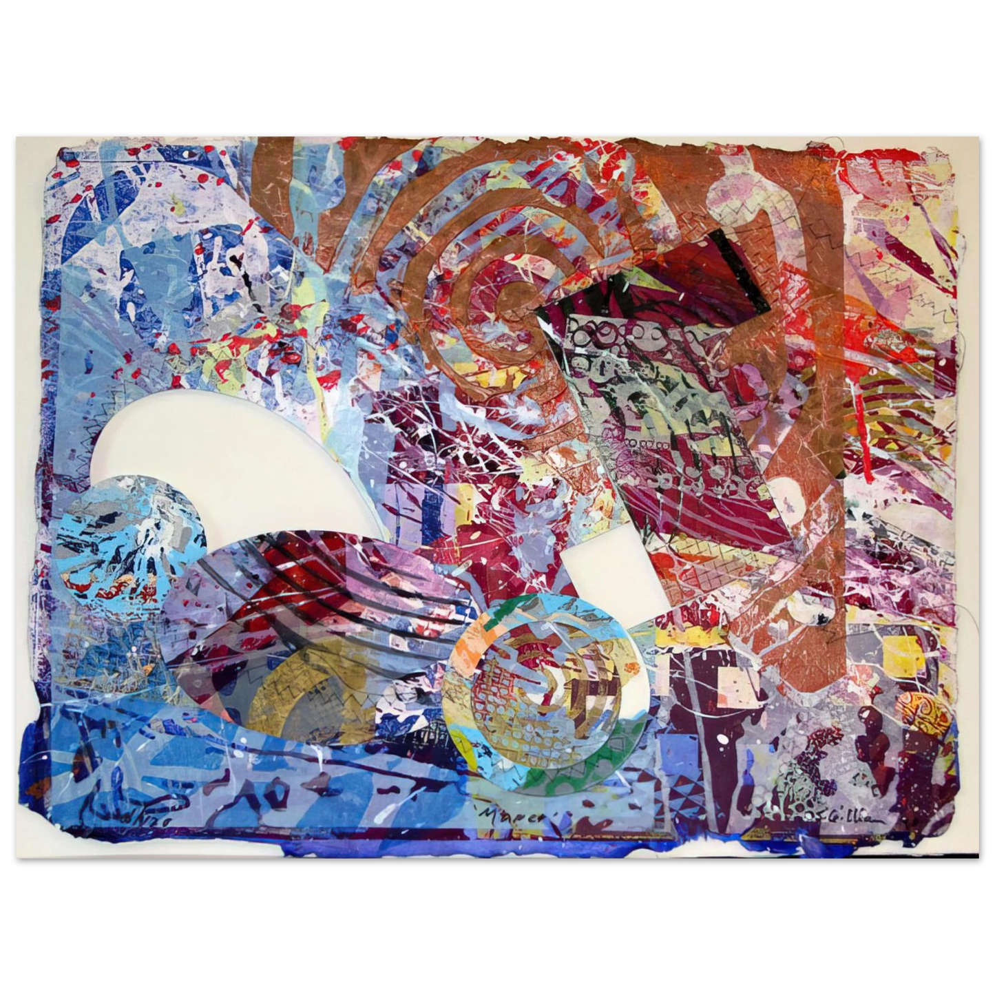 Sam Gilliam - Manet II Fine Art Poster - Default Title