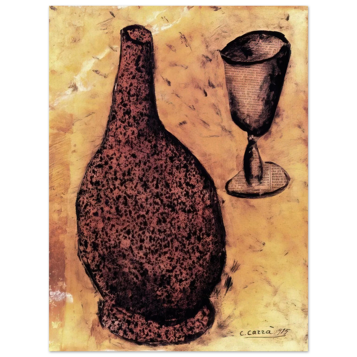 Carlo Carra - IL FIASCO 1915 Fine Art Poster - Default Title