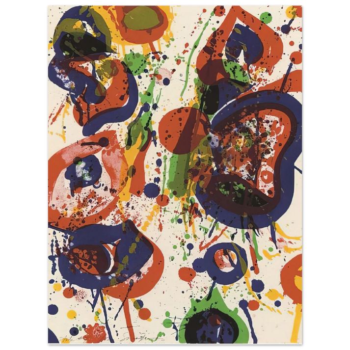 Sam Francis - Untitled from Pasadena Box Lembark L59 75x100 cm / 30x40inches Fine Art Poster