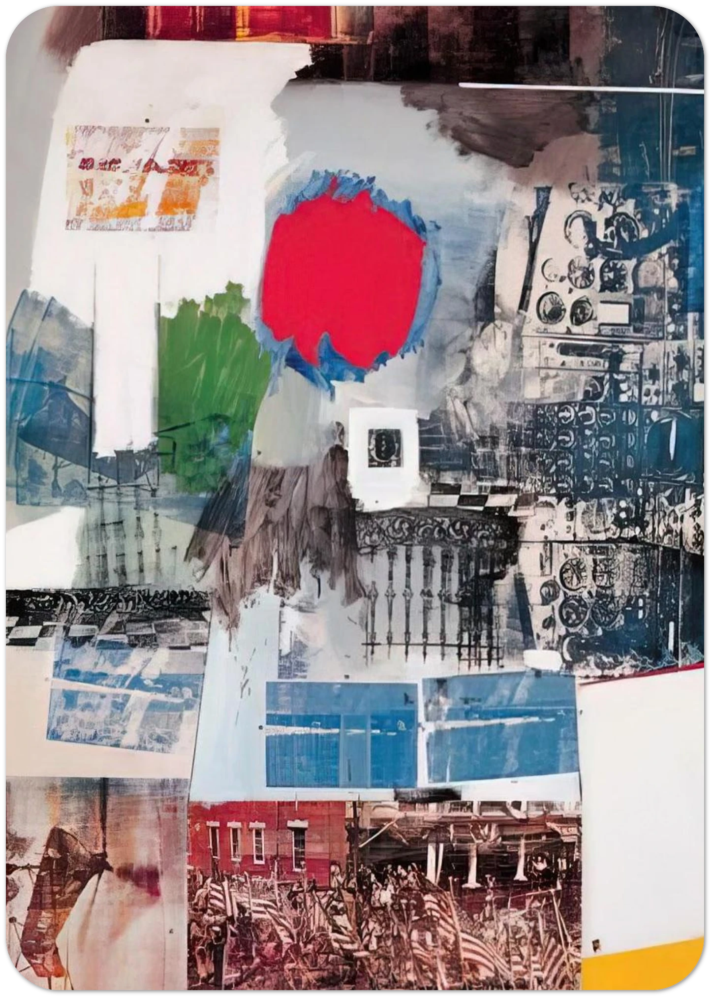 ARCHIVE 1963 By Robert Rauschenberg Pack of 10 Post Cards | Robert Rauschenberg Post Cards | A6 (10.5 x 14.8 cm) - 4.1 x 5.8 inches