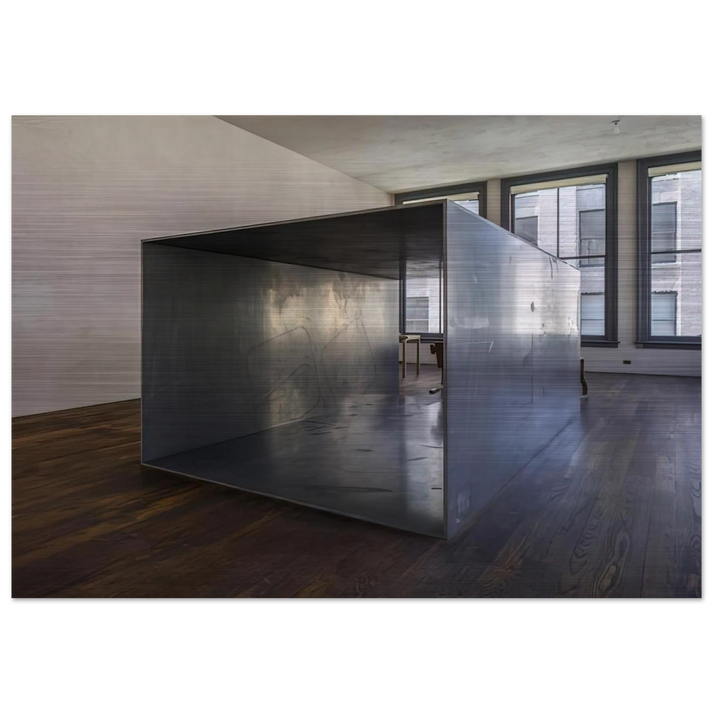 Untitled 101 Spring Street - 1969 - Donald Judd Brushed Aluminum Print - 70x100 cm / 28x40 inches | Donald Judd Aluminum Print | Donald Judd Prints