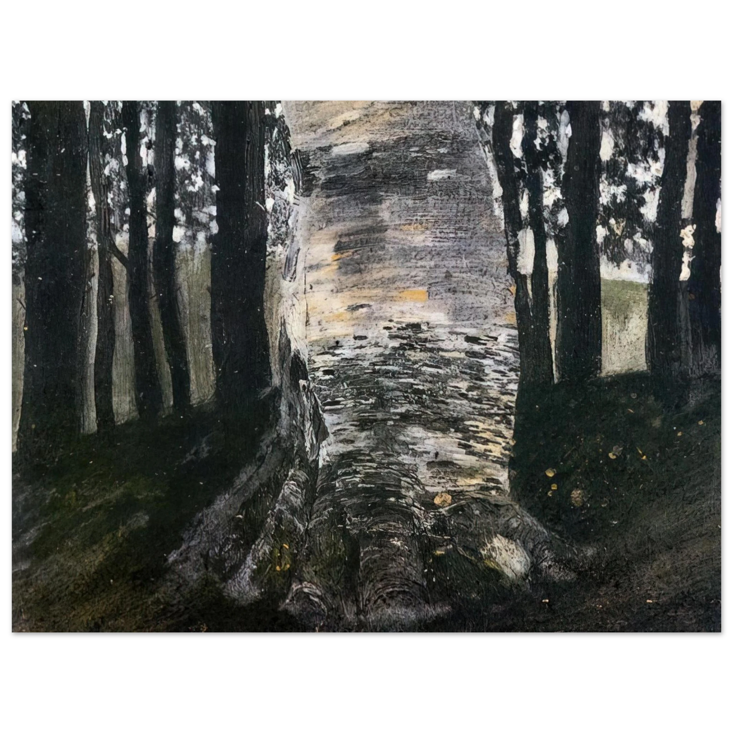 Gustav Klimt - BIRCH IN A FOREST Fine Art Poster - Default Title