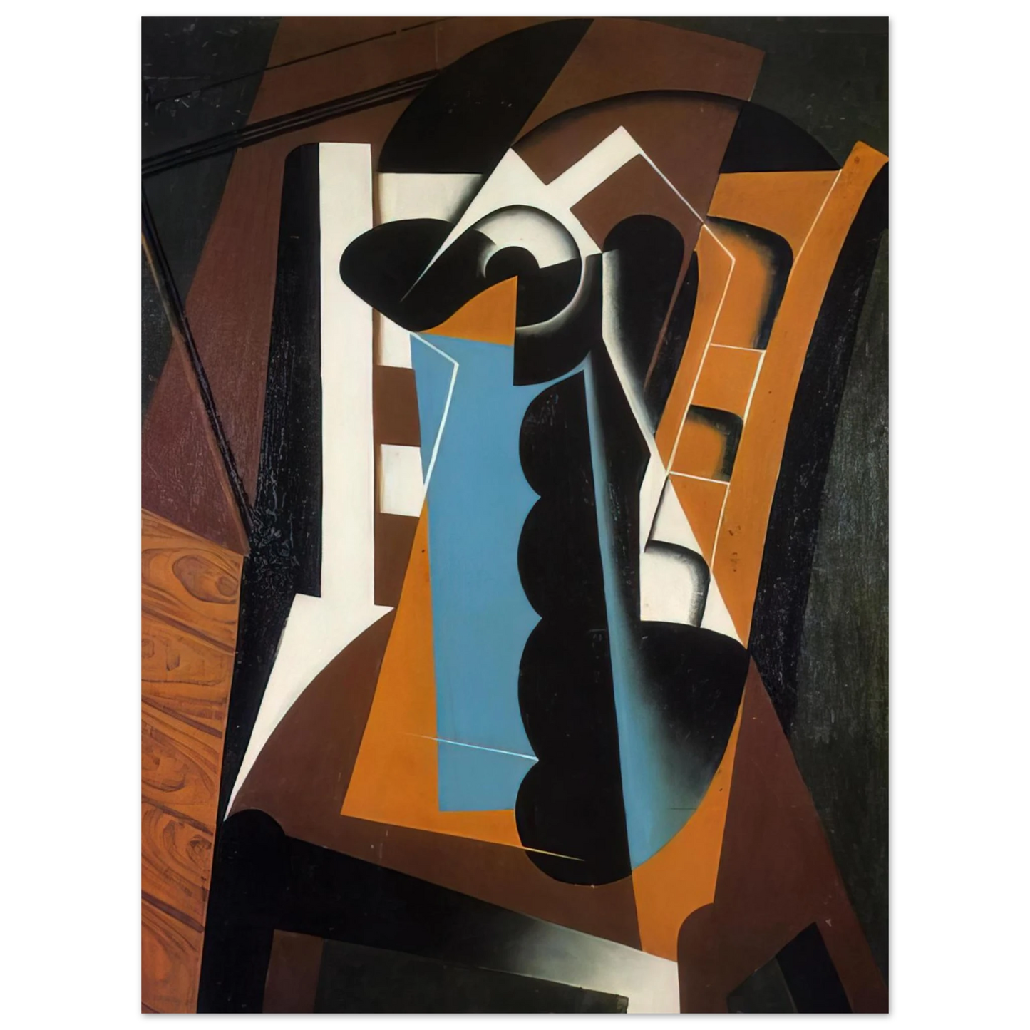 Juan Gris - STILL LIFE ON A CHAIR 1917 Fine Art Poster - Default Title