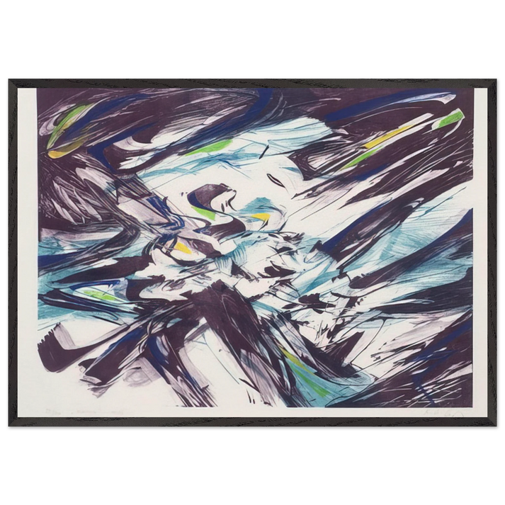 Entym - Karl Otto Gotz 70x100 cm / 28x40 inches Framed Art Print – Black Wooden Frame