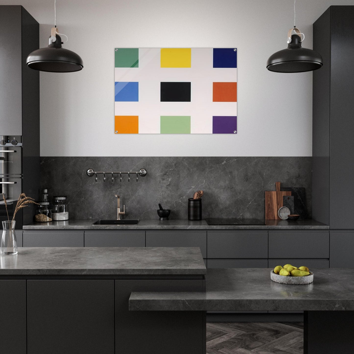 Nine Squares - Ellsworth Kelly Acrylic Print - 70x100 cm / 28x40″ inches