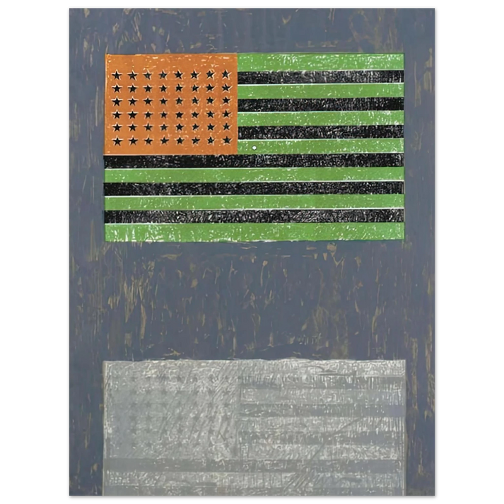 Jasper Johns - FLAGS ULAE 42 75x100 cm / 30x40inches Fine Art Poster