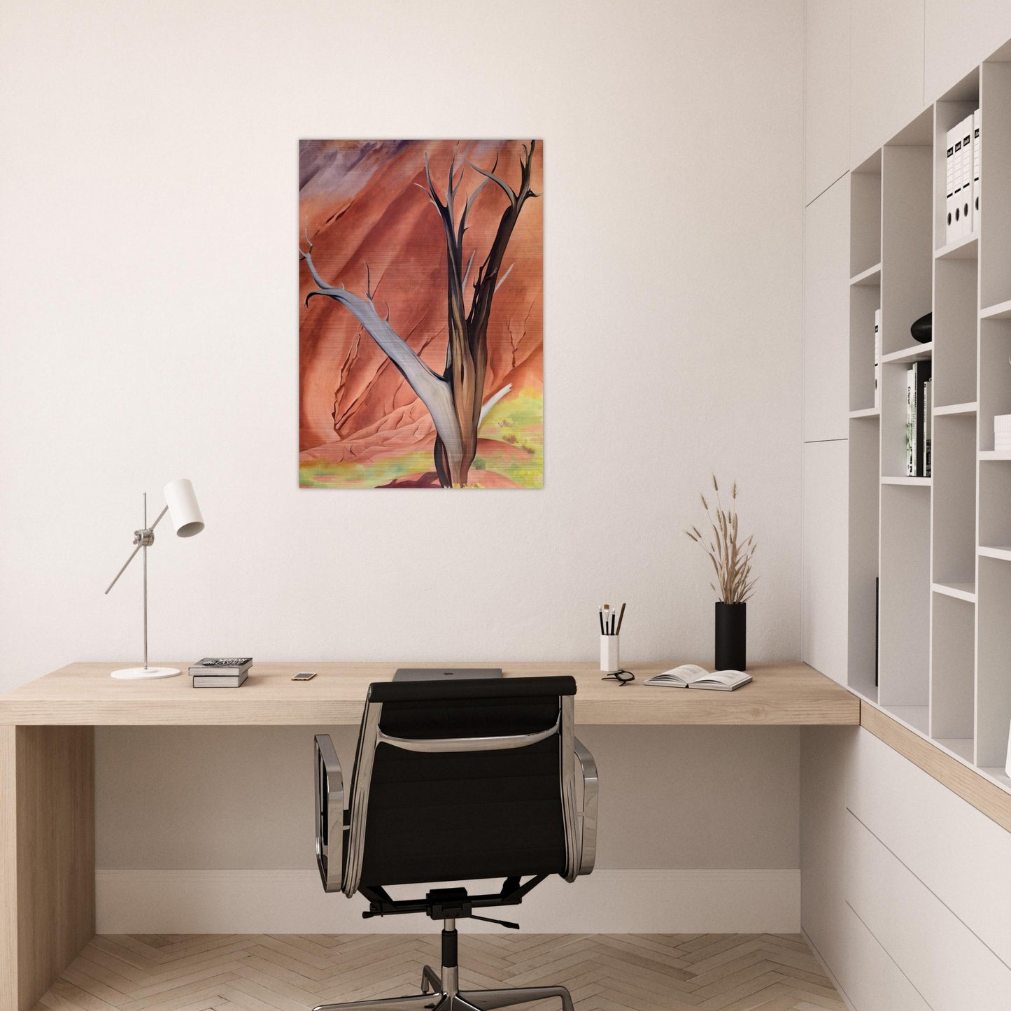 Gerald`s Tree - Georgia O'Keeffe Brushed Aluminum Print - 70x100 cm / 28x40 inches | Georgia O'Keeffe Aluminum Print | Georgia O'Keeffe Prints
