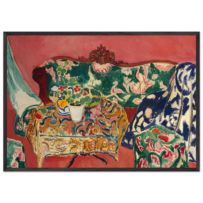 SEVILLE STILL LIFE 1911 - Henri Matisse 70x100 cm / 28x40 inches Framed Art Print – Black Wooden Frame