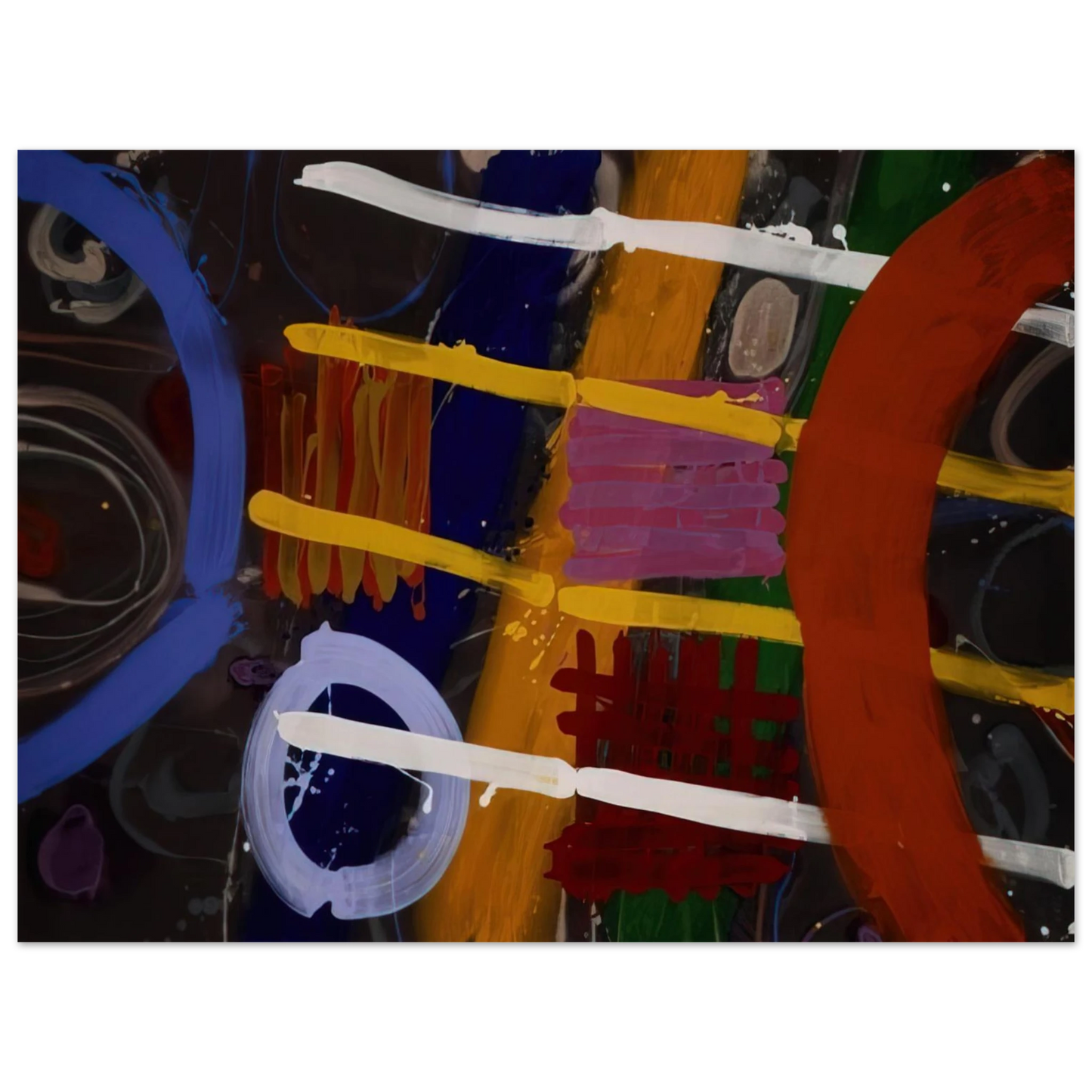 Albert Irvin - Buchanan - 1987 Fine Art Poster - Default Title