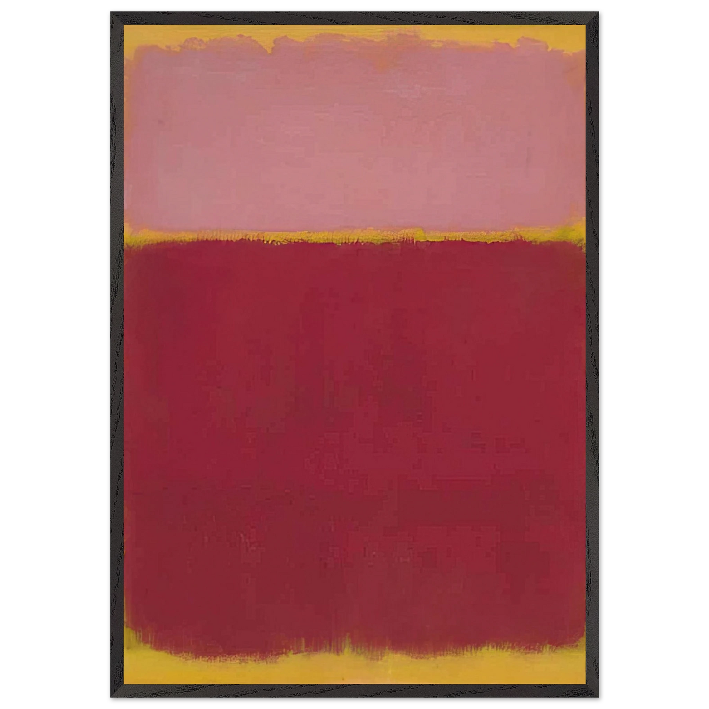 Untitled No 17 - 1961 - Mark Rothko Framed Art Print – Black Wooden Frame - Default Title - -Framed Art Print