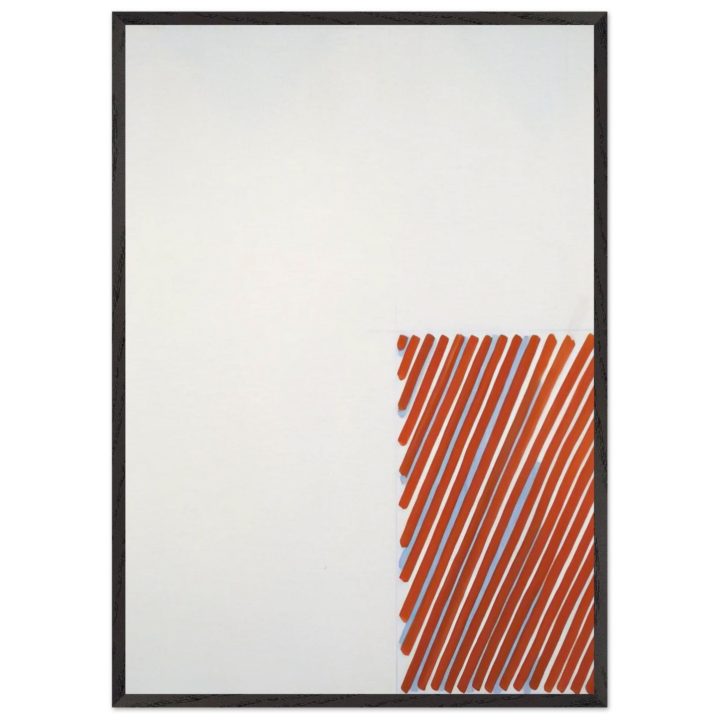 76-77-C-1475x140 - 1977 - Martin Barre 70x100 cm / 28x40 inches Framed Art Print – Black Wooden Frame