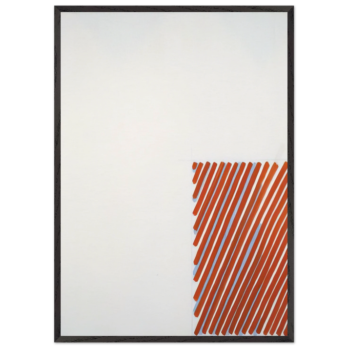 76-77-C-1475x140 - 1977 - Martin Barre 70x100 cm / 28x40 inches Framed Art Print – Black Wooden Frame