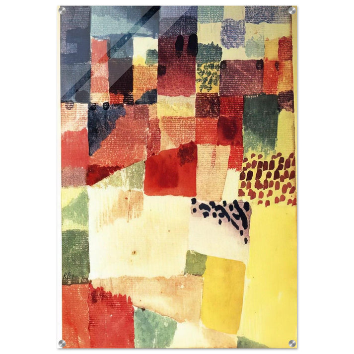 HAMMAMET - Paul Klee Acrylic Print - 70x100 cm / 28x40″ inches | Paul Klee Wall Art | Paul Klee Prints