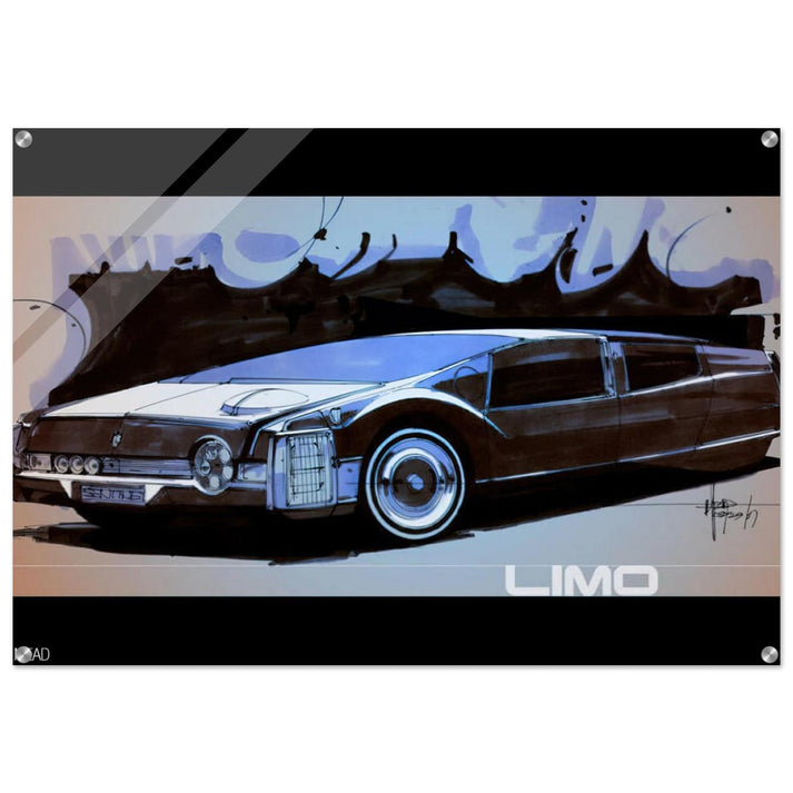 Syd Mead - Syd Mead Acrylic Print - 70x100 cm / 28x40″ inches