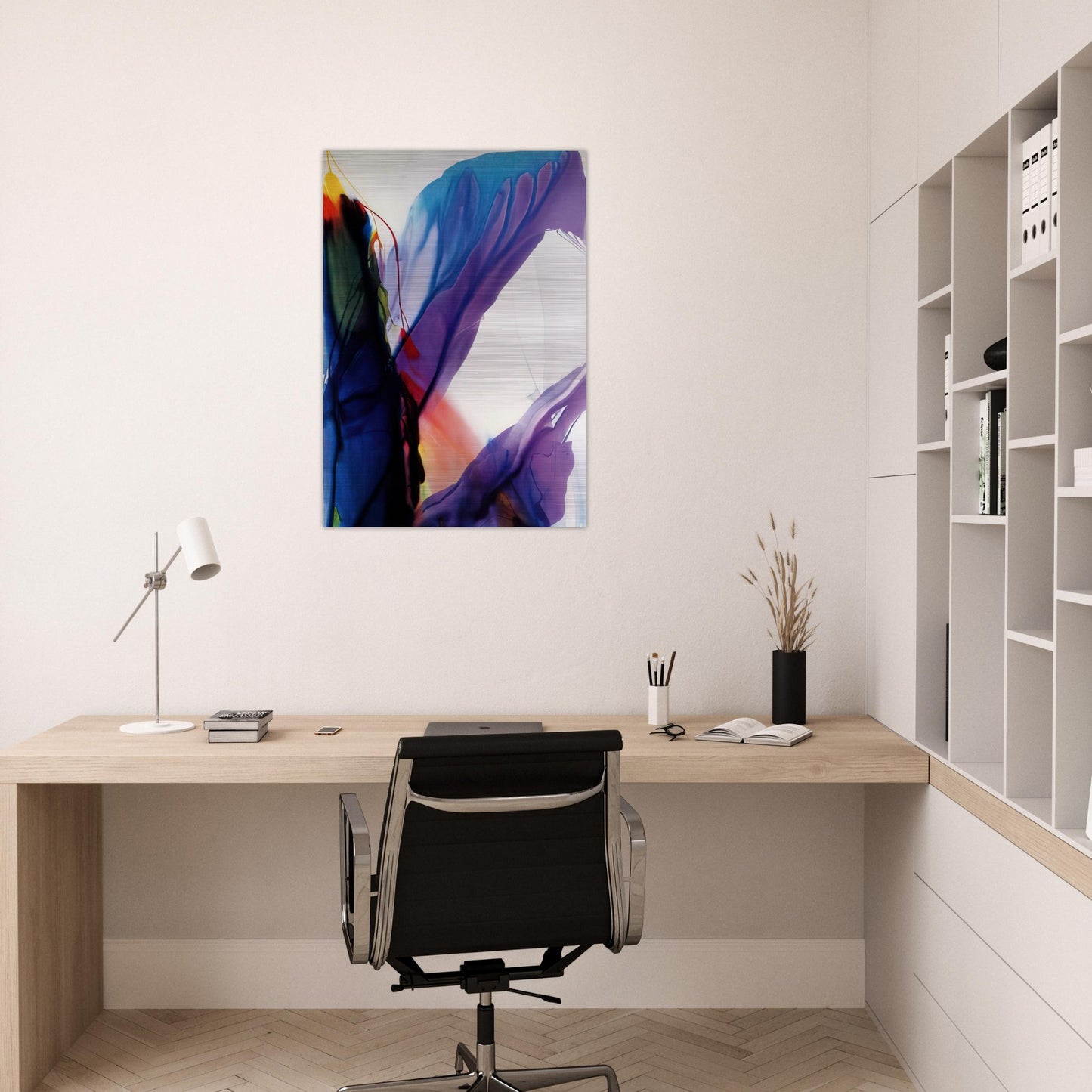 Phenomena Yonder Near - Paul Jenkins Brushed Aluminum Print - 70x100 cm / 28x40 inches | Paul Jenkins Aluminum Print | Paul Jenkins Prints