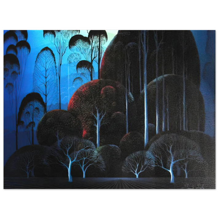 Eyvind Earle - Enchanted Forest 75x100 cm / 30x40inches Fine Art Poster